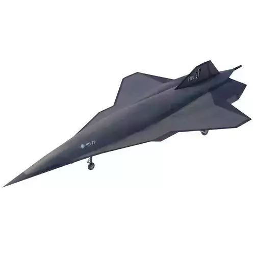 Lockheed Martin SR-72 Son of Blackbird Low-poly 3D model