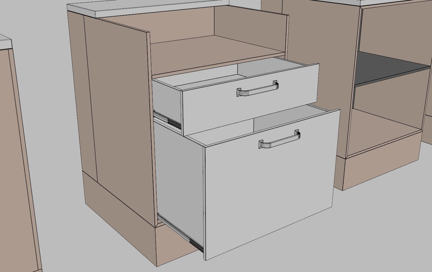 Counter Cashier Modules 2 3D model_18