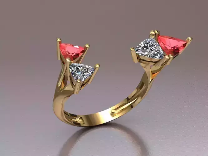 ring-unique ring 3D print model