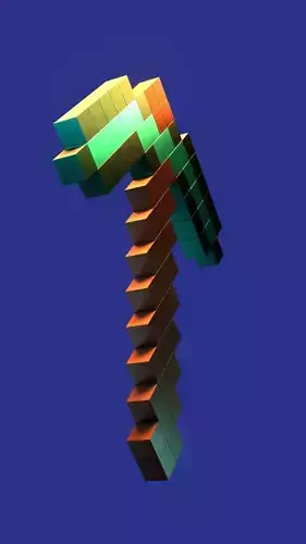MINECRAFT DIAMOND PICKAXE 