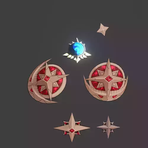 Genshin Impact - Mona Megistus Accesories STL file