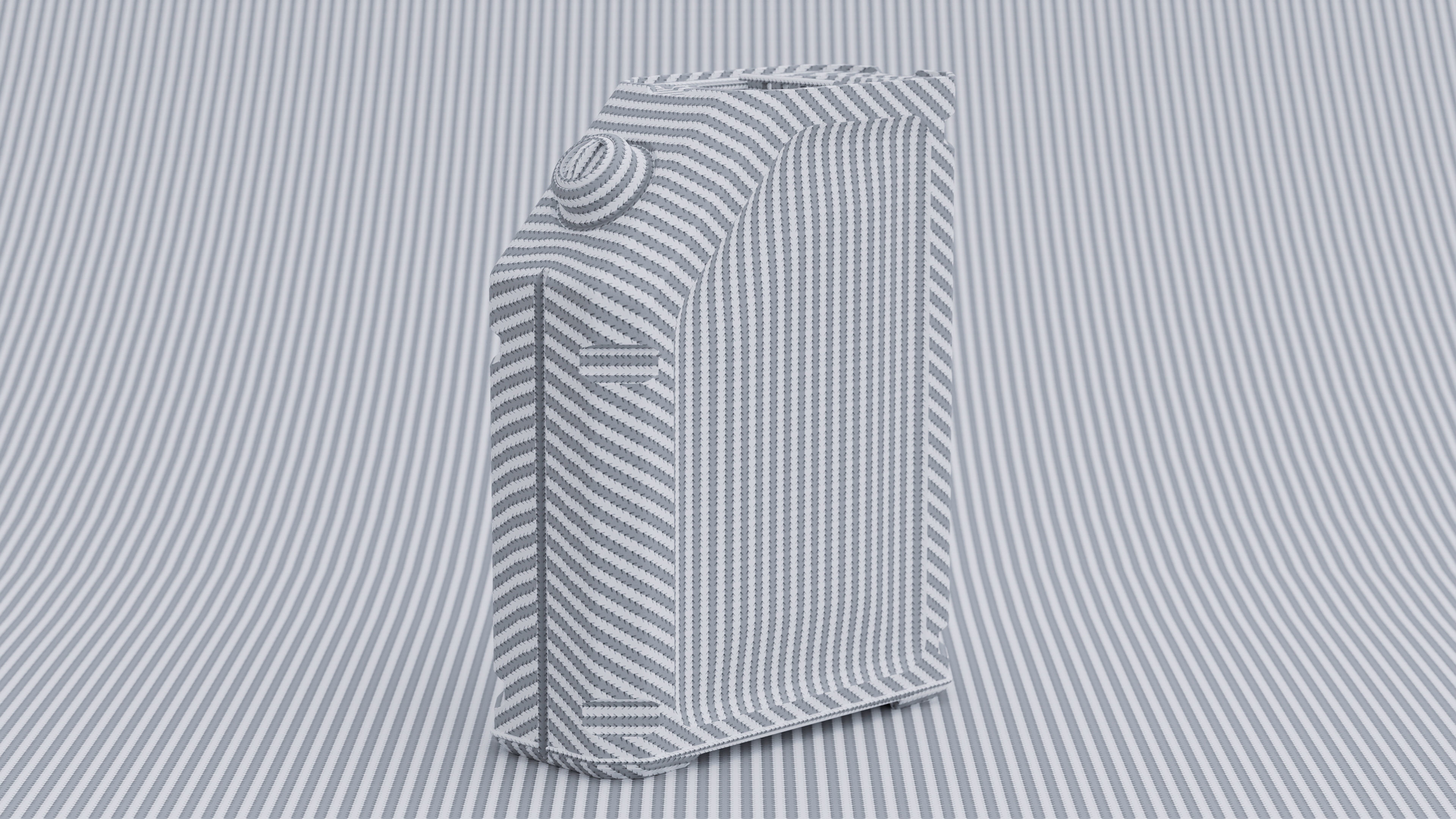 Rusty modern gas can 15x35x45 Low-poly 3D model_8