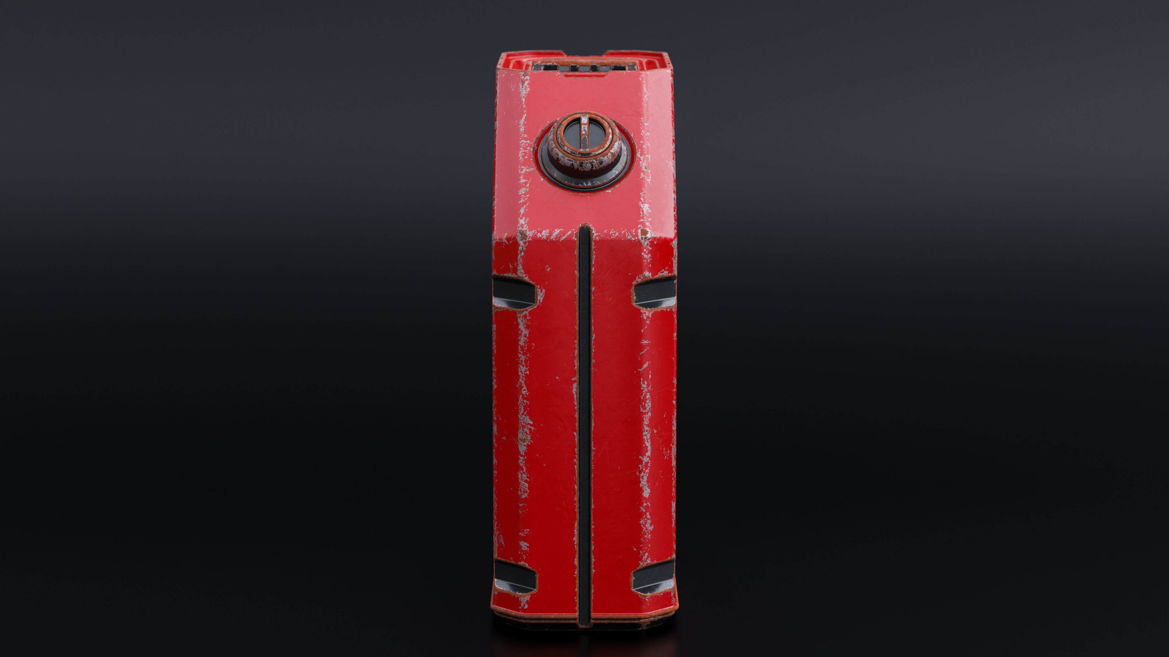 Rusty modern gas can 15x35x45 Low-poly 3D model_2