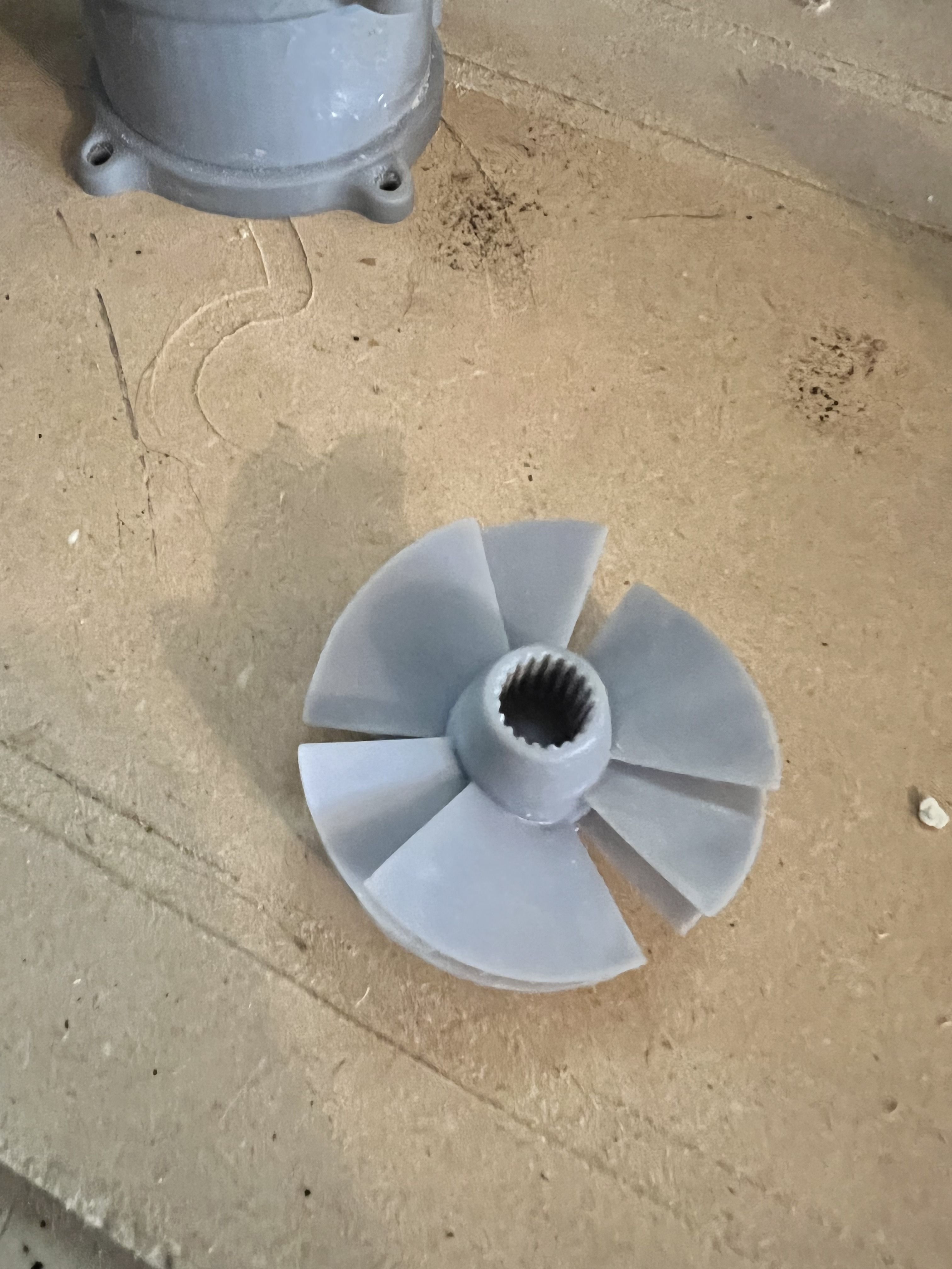 Jet Boat propulsion drive 3D print model_1