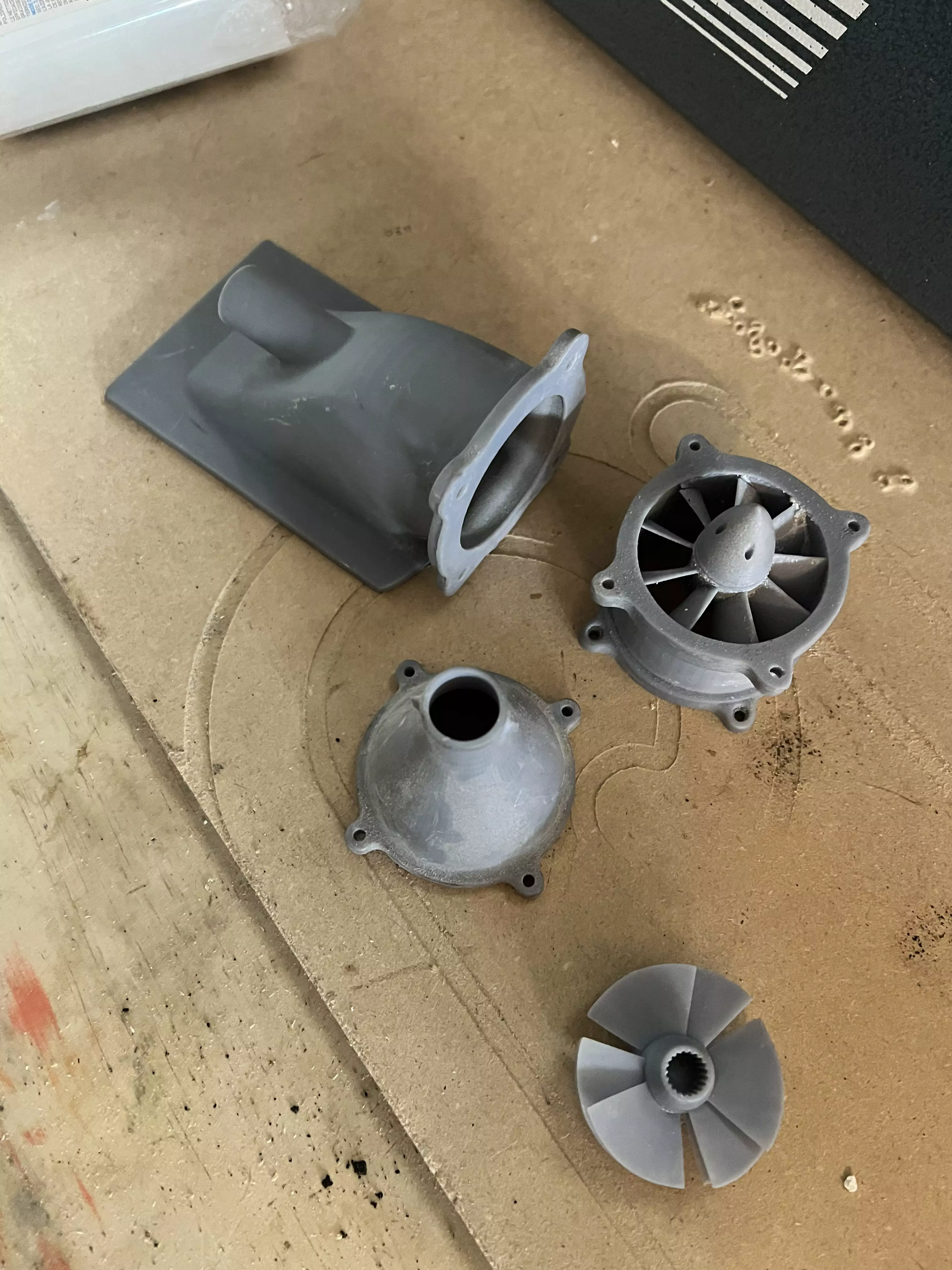 Jet Boat propulsion drive 3D print model_0