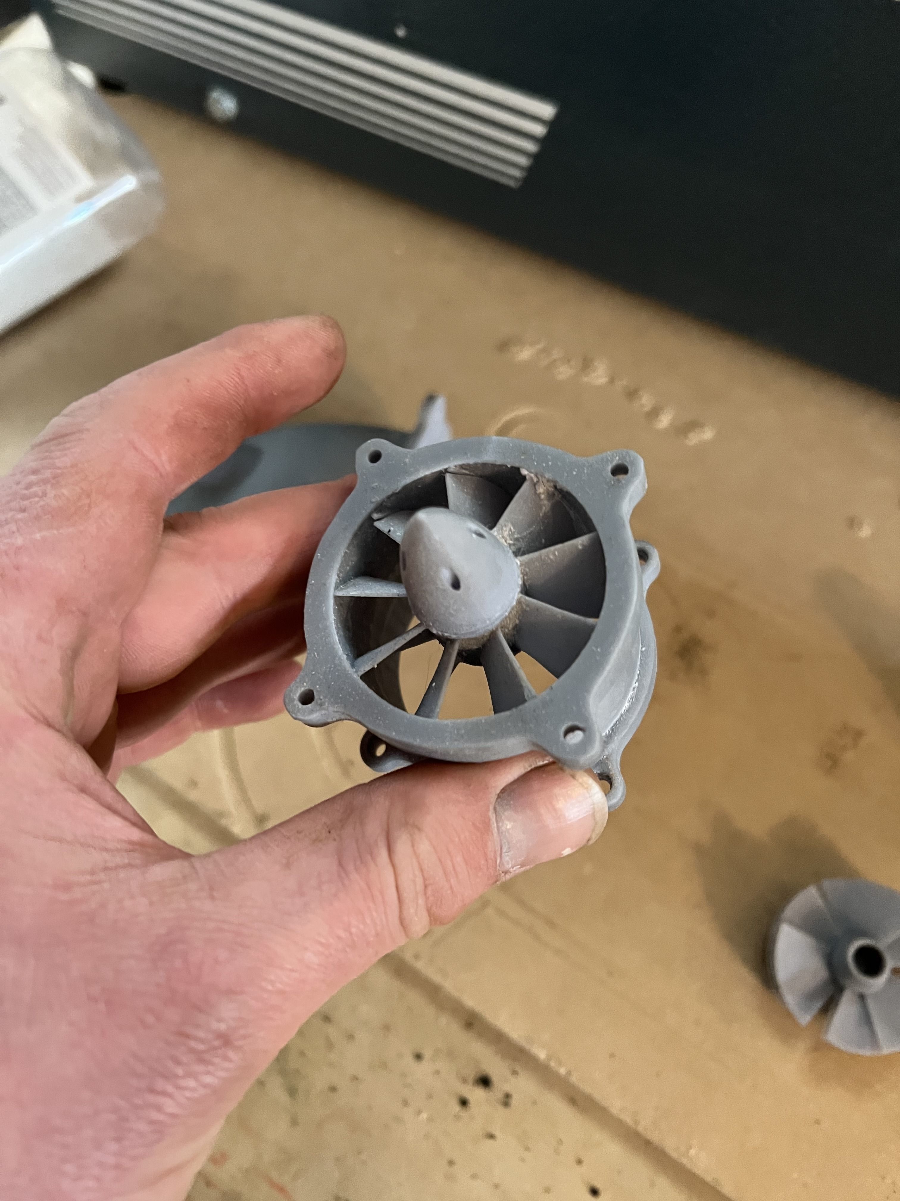 Jet Boat propulsion drive 3D print model_4