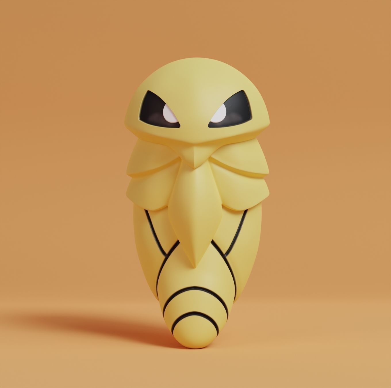Pokemon - Weedle Kakuna and Beedrill with 2 poses 3D print model_6