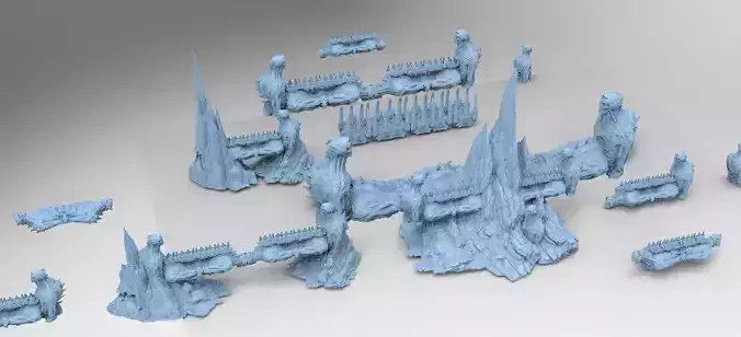 Alien organic Robot Architecture  Kitbash