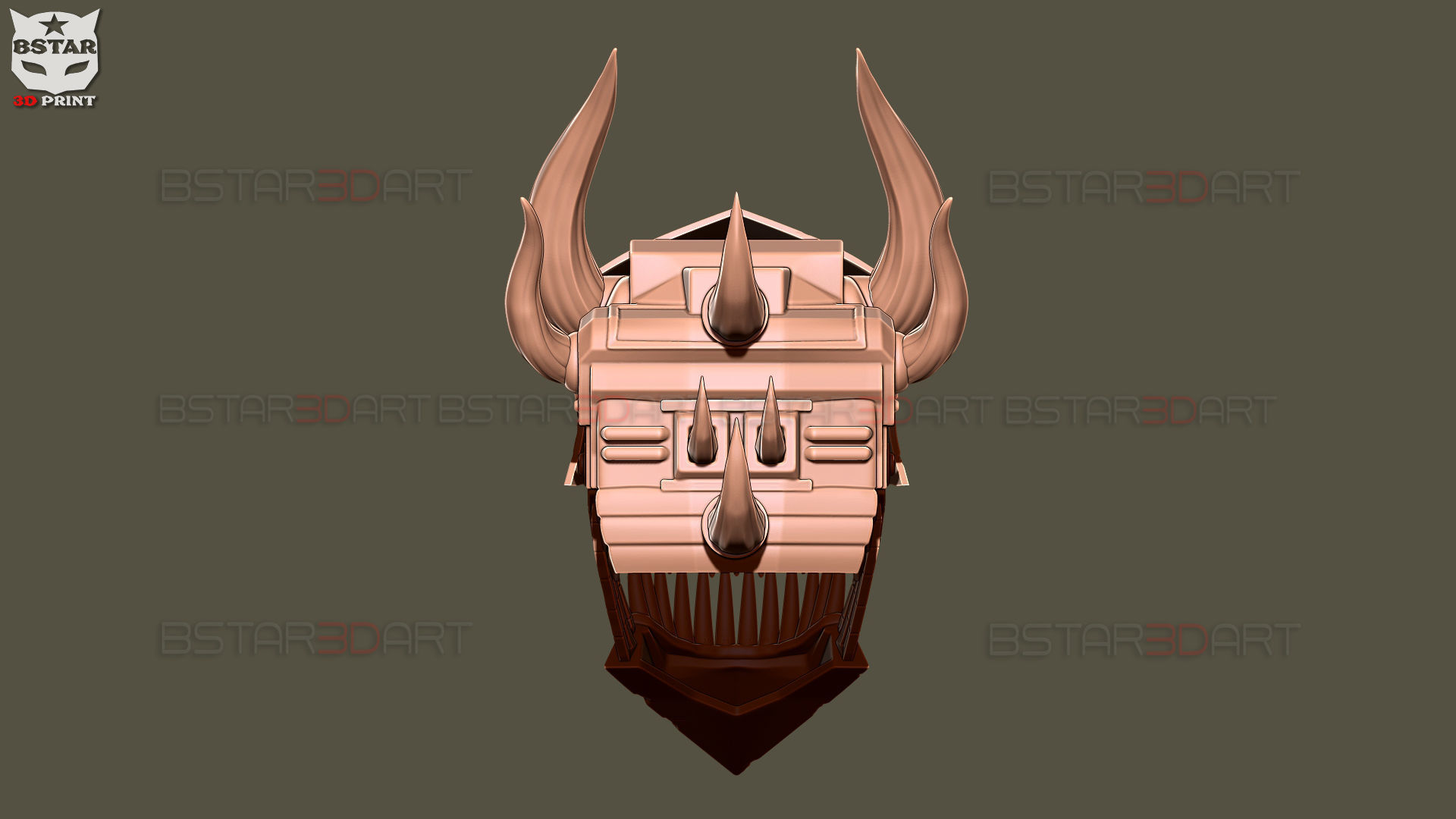 Chainsaw Man Full Form Devil Helmet - Denji Cosplay  3D print model_21