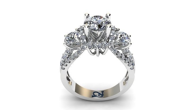 Women Rings 3D print model