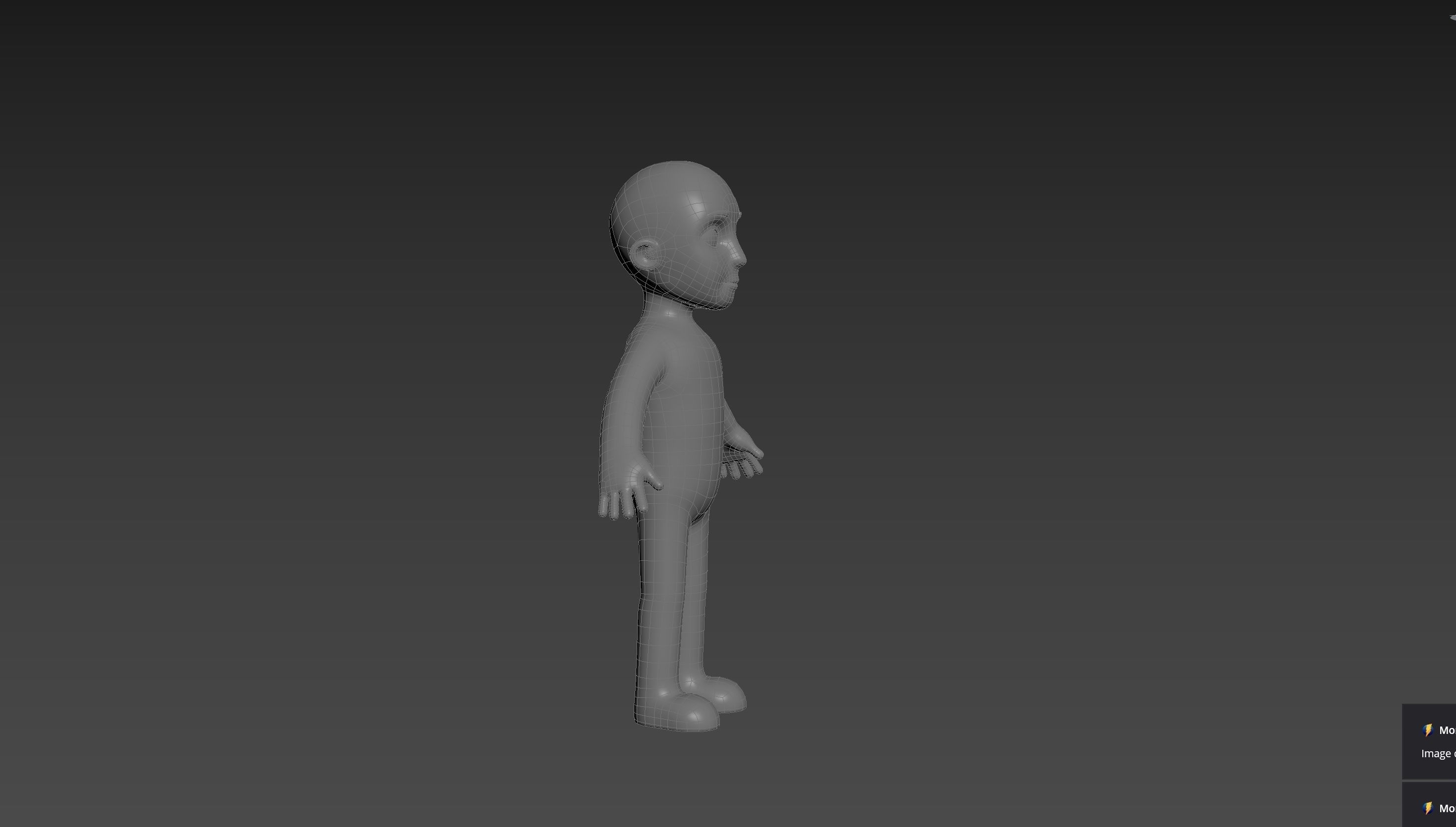 Character235 Boy Base Mesh 3D model_17