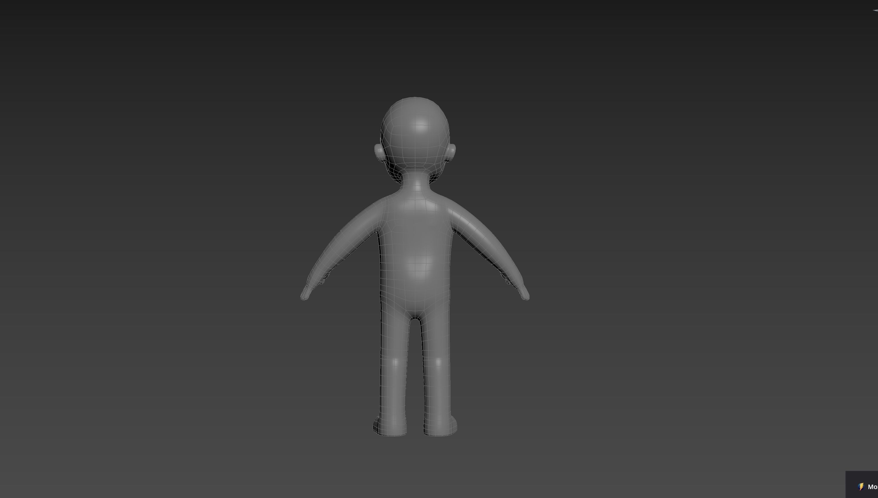 Character235 Boy Base Mesh 3D model_20