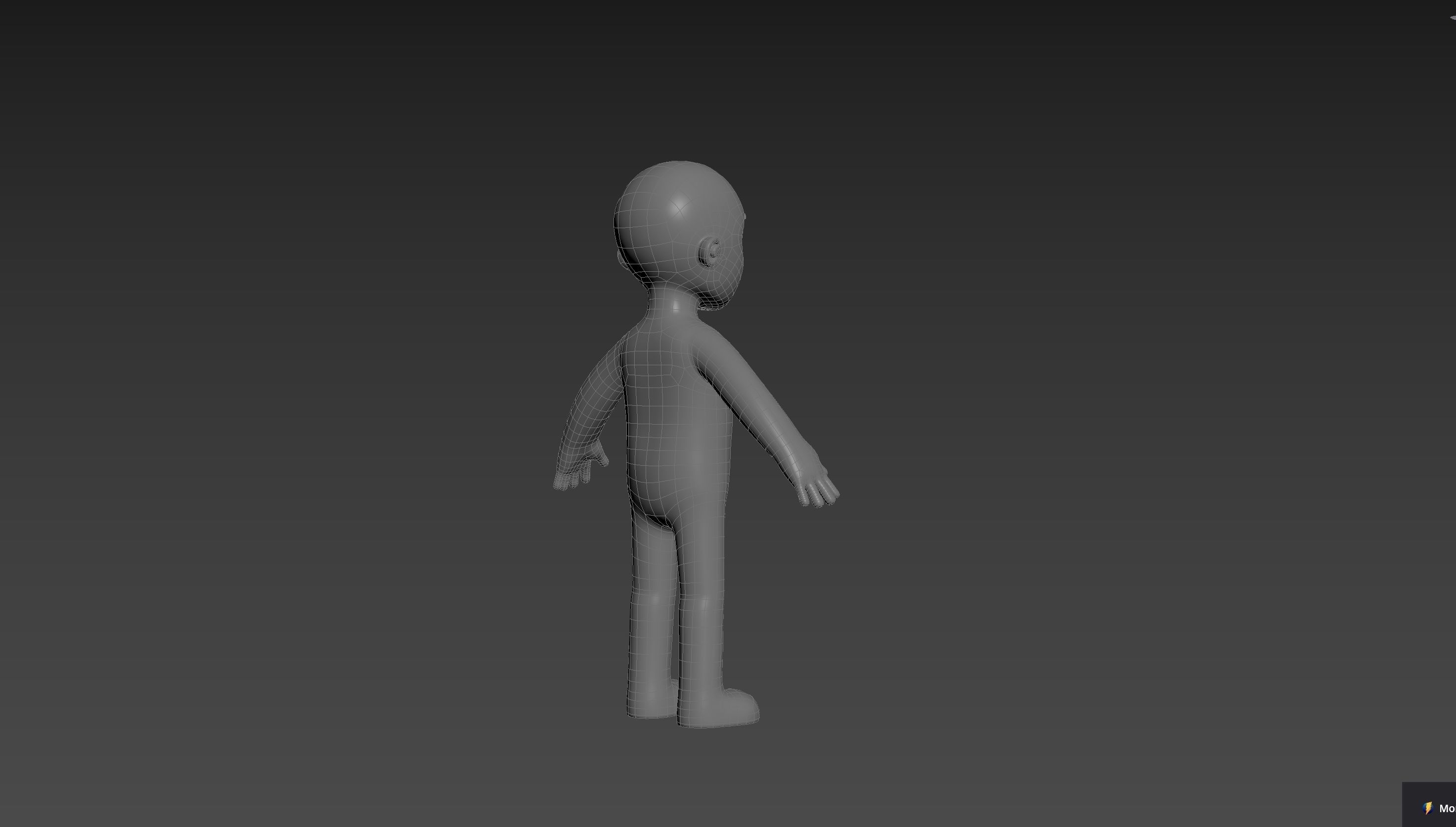 Character235 Boy Base Mesh 3D model_19