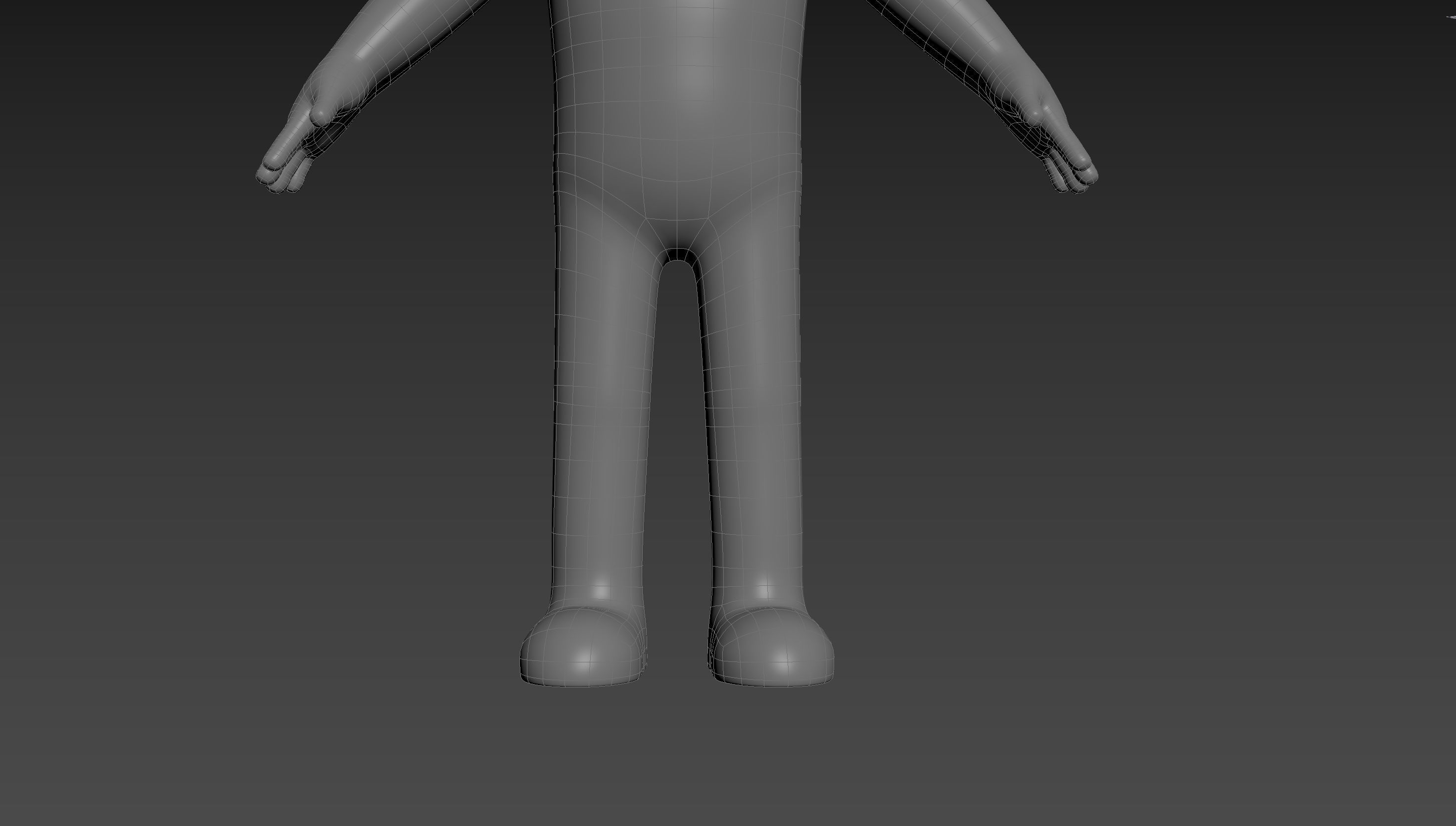 Character235 Boy Base Mesh 3D model_25