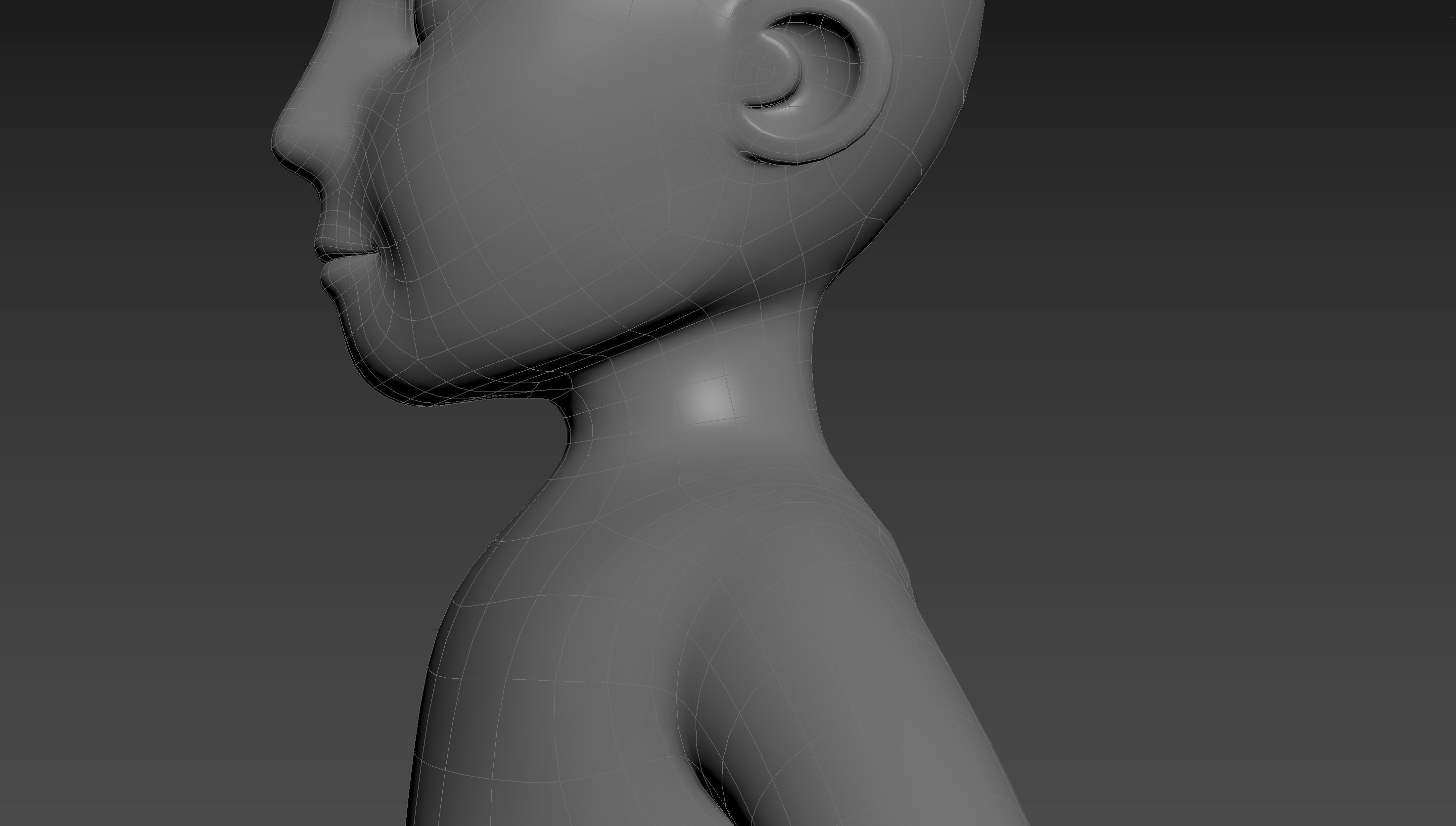 Character235 Boy Base Mesh 3D model_31