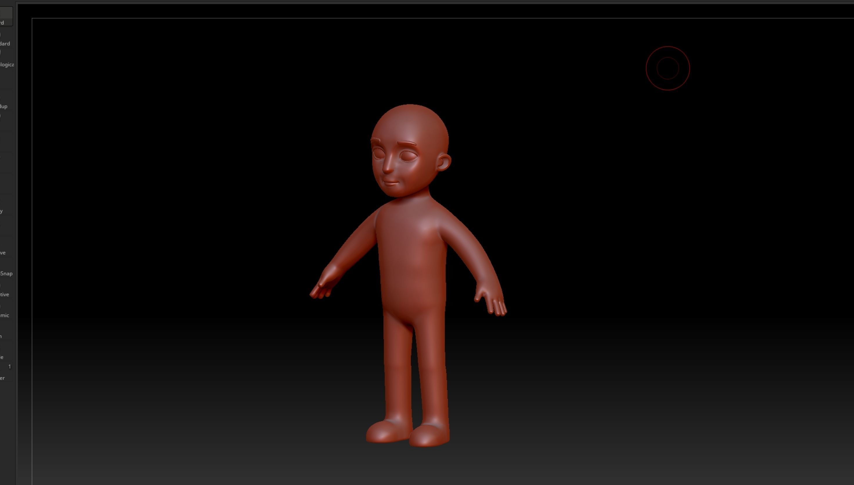 Character235 Boy Base Mesh 3D model_38
