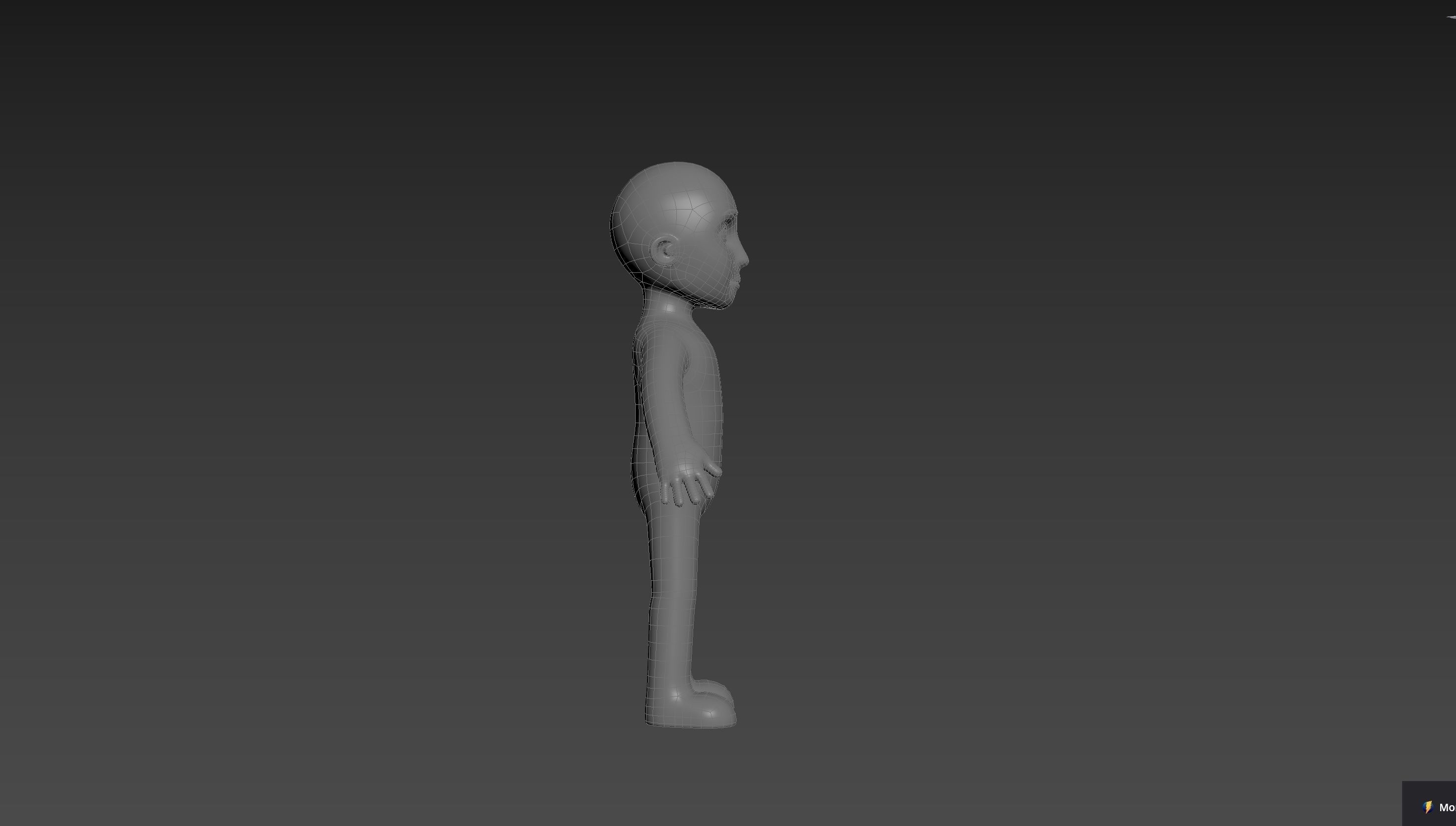 Character235 Boy Base Mesh 3D model_18