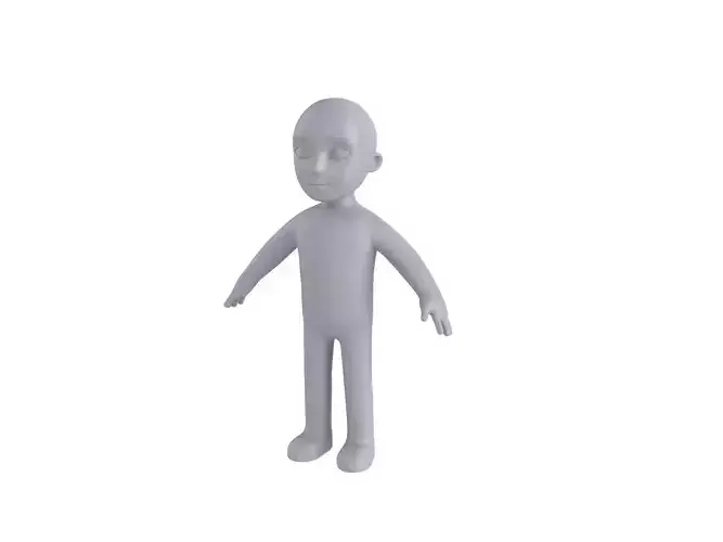Character235 Boy Base Mesh 3D model