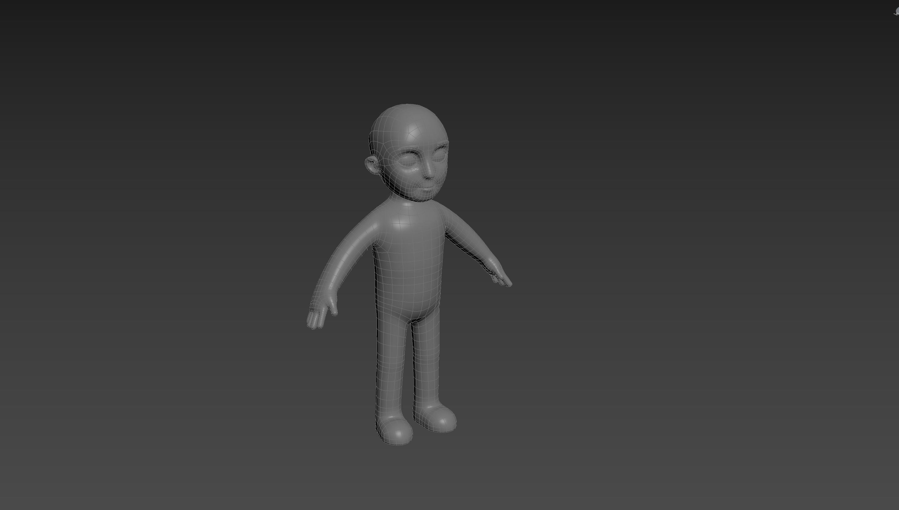 Character235 Boy Base Mesh 3D model_14