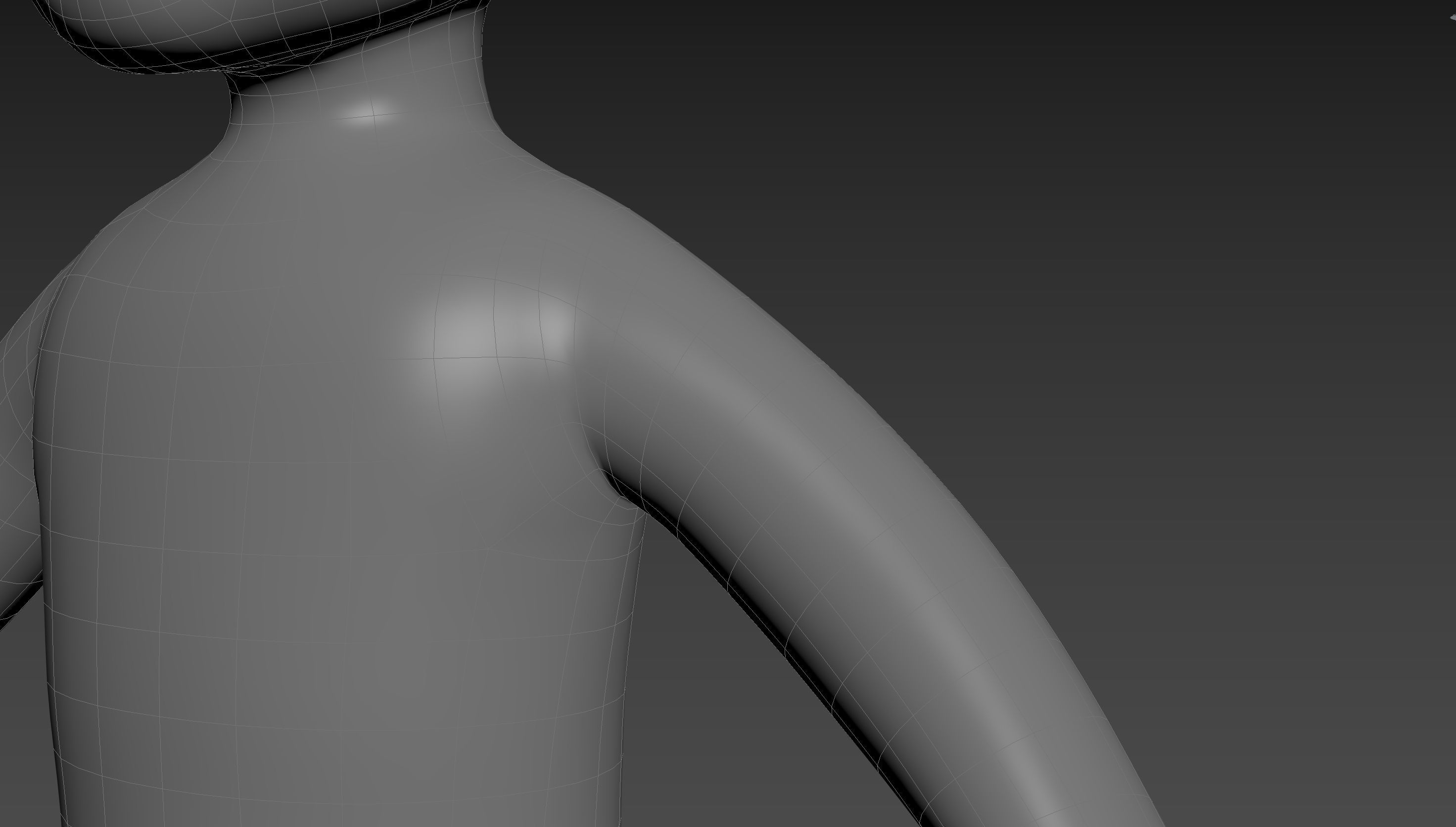 Character235 Boy Base Mesh 3D model_30