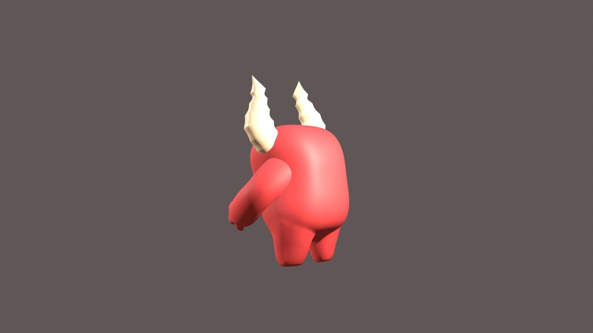 3D Model monsters demon with horns 3D print model_5