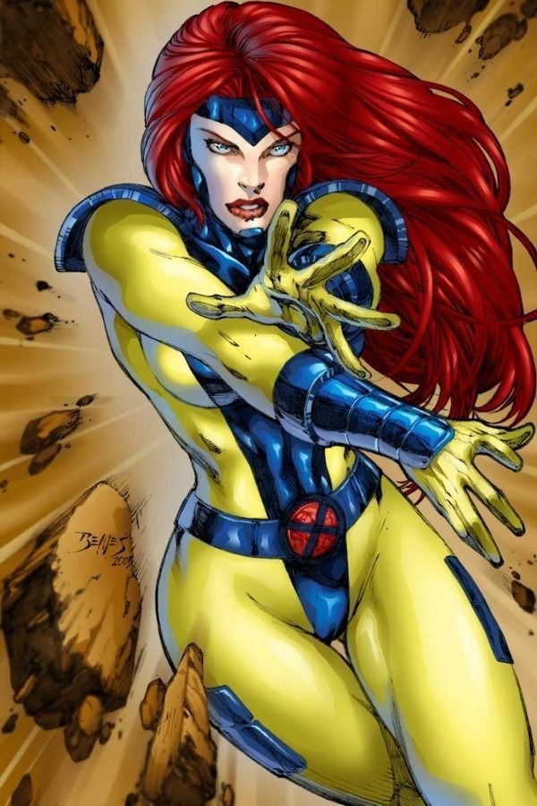 Jean Grey Comic Headpiece and Shoulder armor 3D print model_6