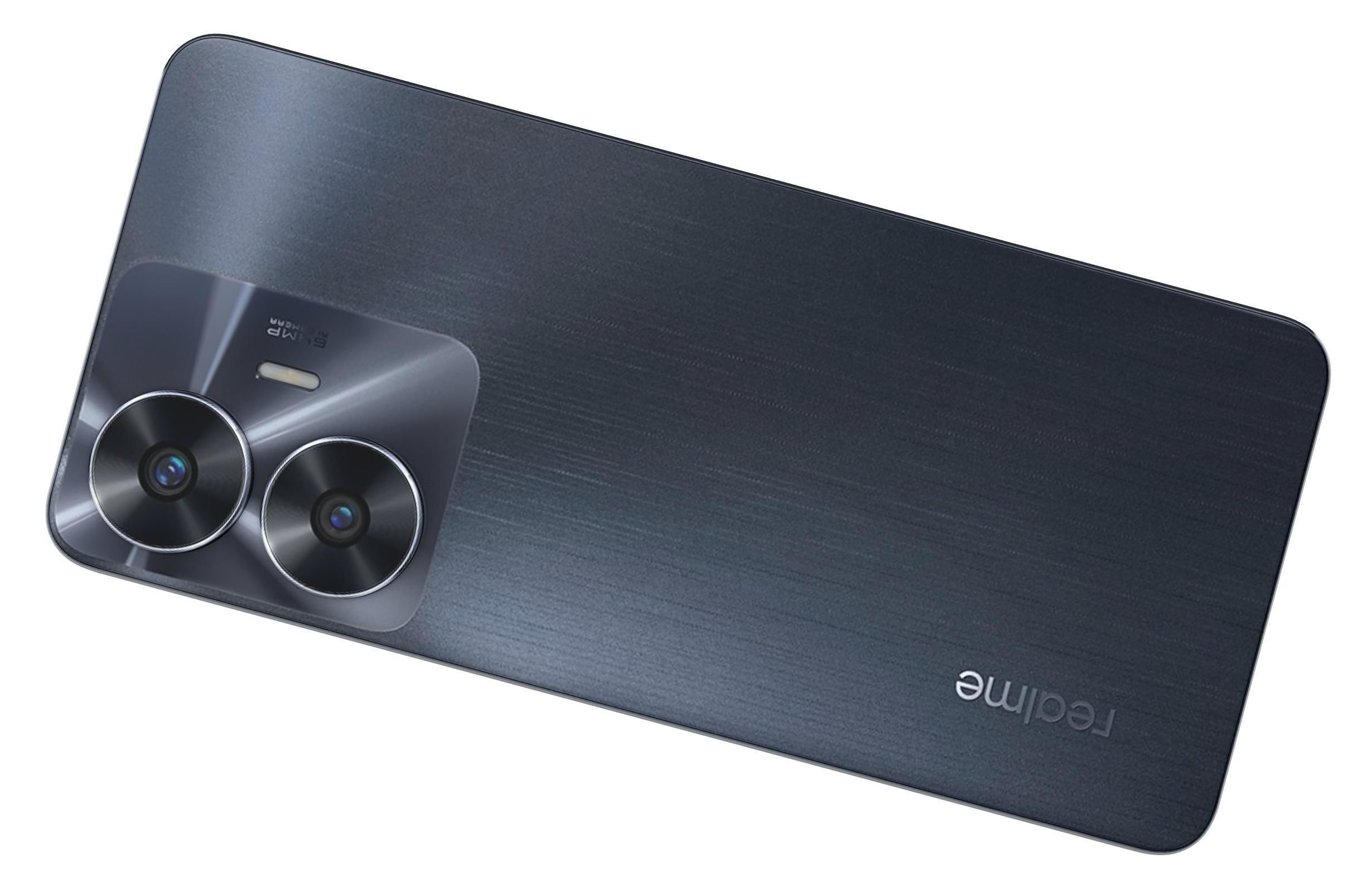 Realme C55 Black Low-poly 3D model_11