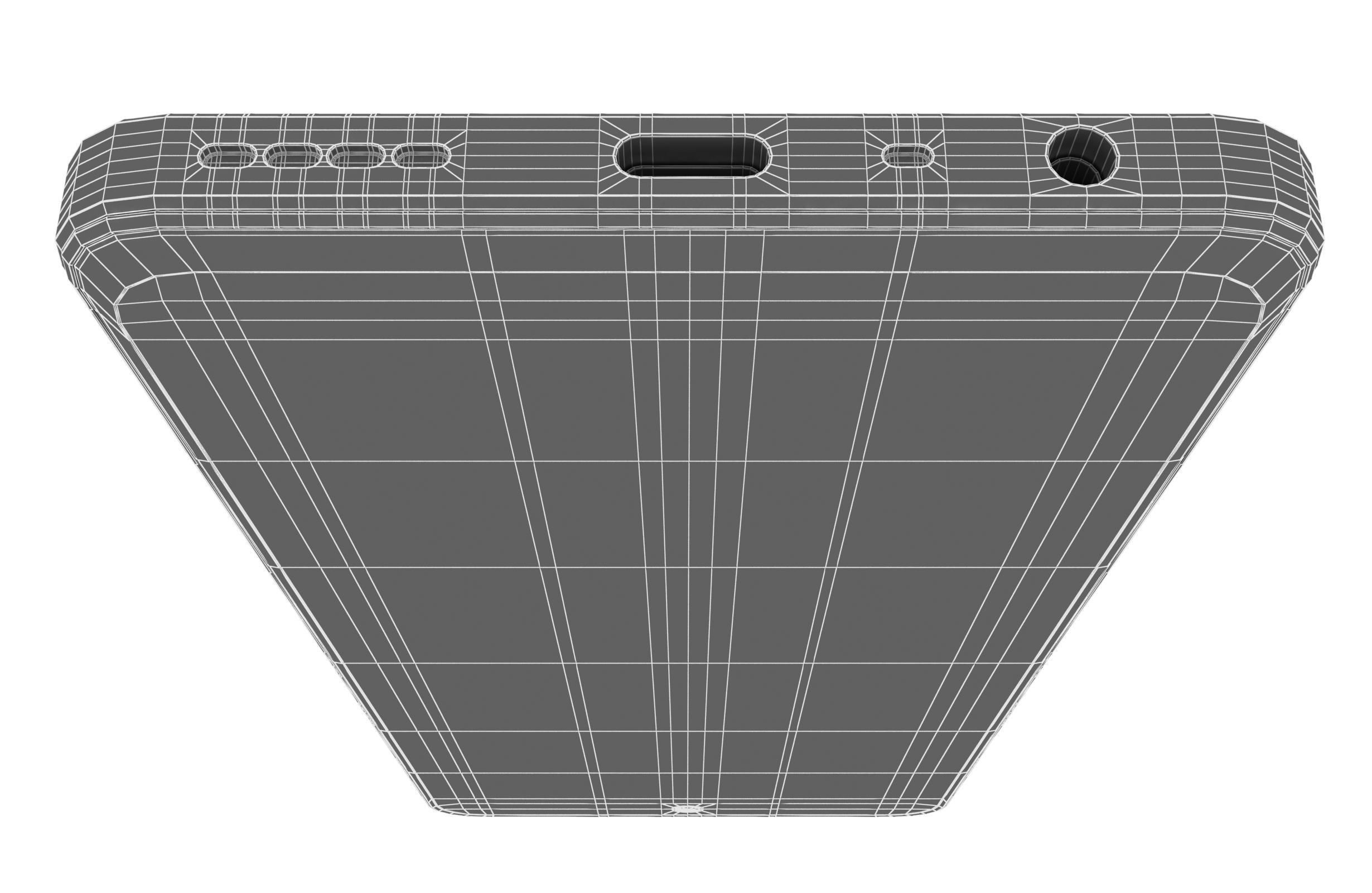 Realme C55 Black Low-poly 3D model_25
