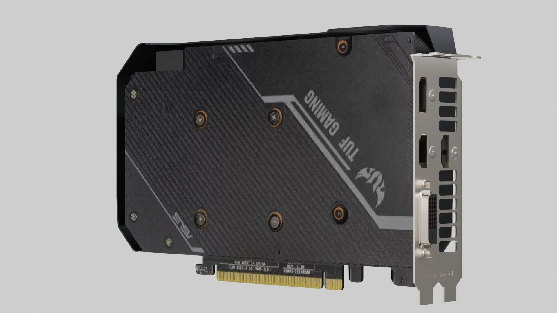 ASUS TUF Gaming - GTX 1660ti Graphic card 3D model 3D model_4