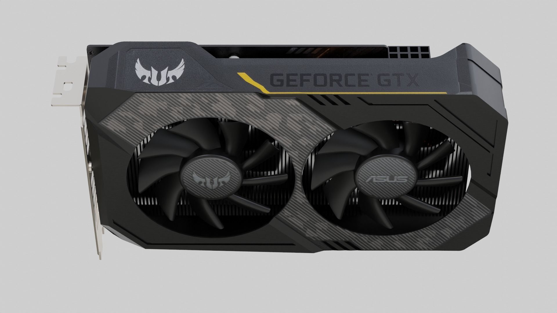 ASUS TUF Gaming - GTX 1660ti Graphic card 3D model 3D model_5