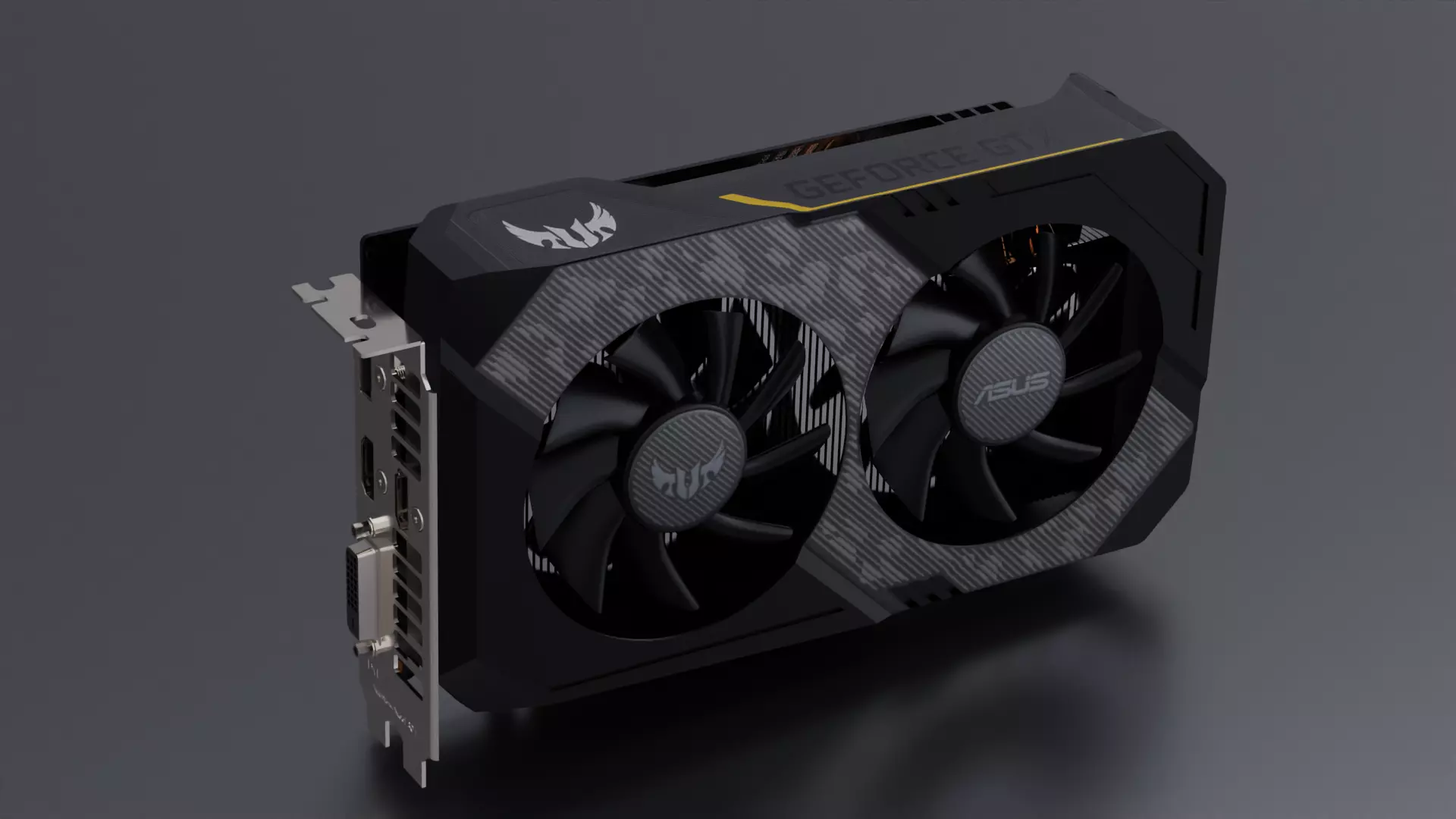 ASUS TUF Gaming - GTX 1660ti Graphic card 3D model 3D model_0