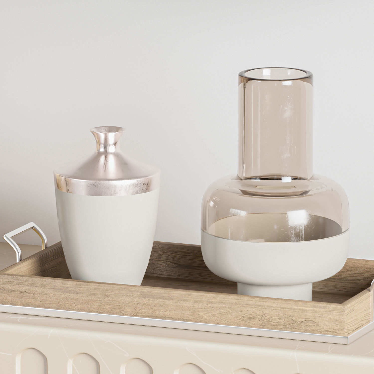 Decorative-set-02 shabby chic living room 3D model_4