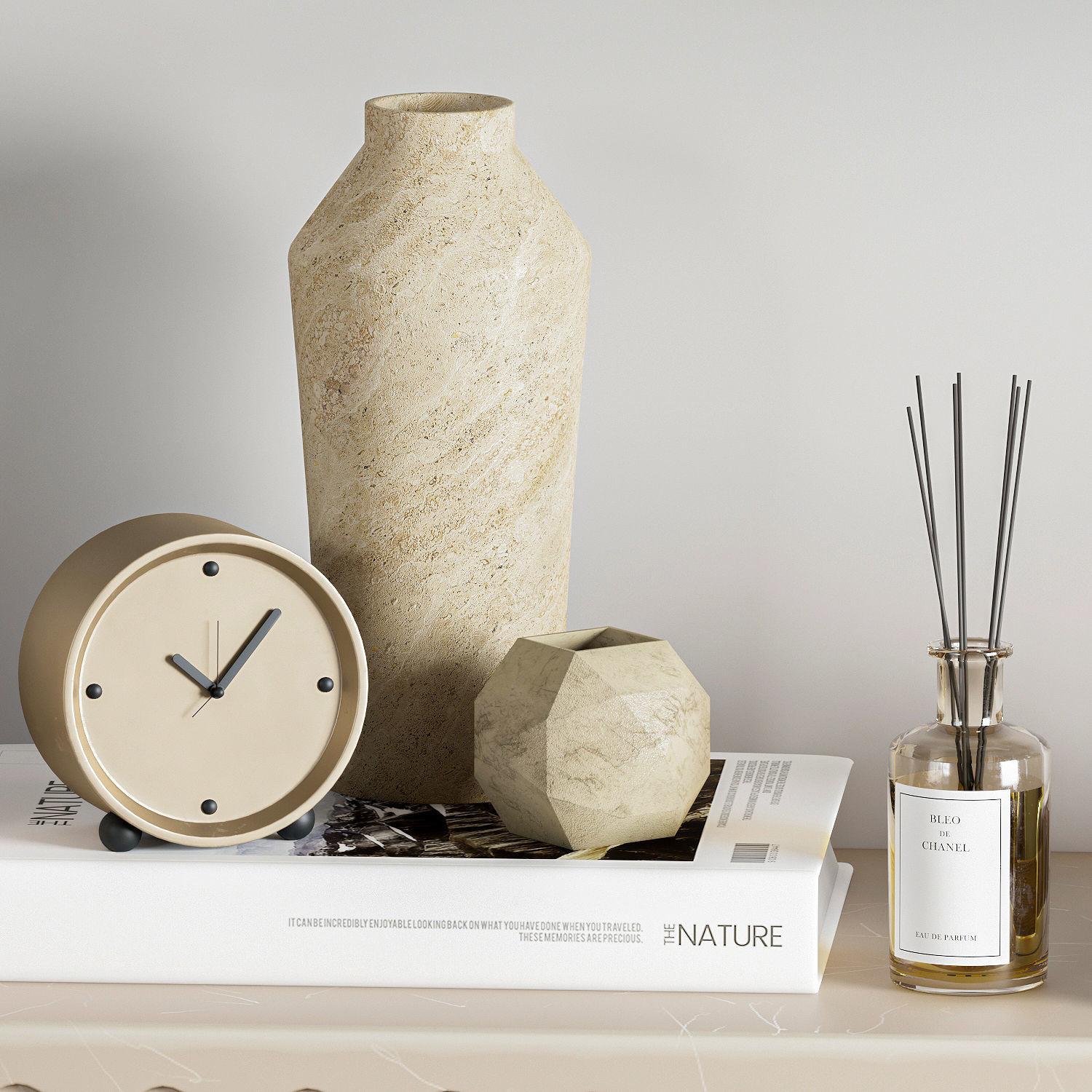 Decorative-set-02 shabby chic living room 3D model_3