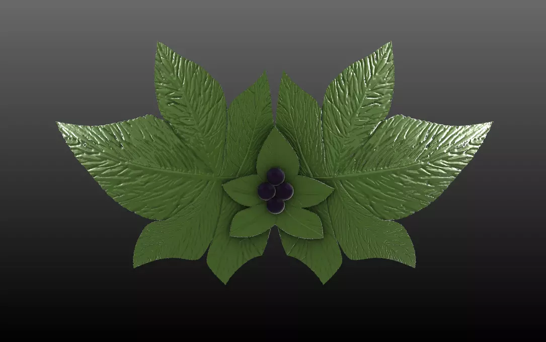 Poison Ivy Belt Buckle - Batman and Robin 1997 3D print model