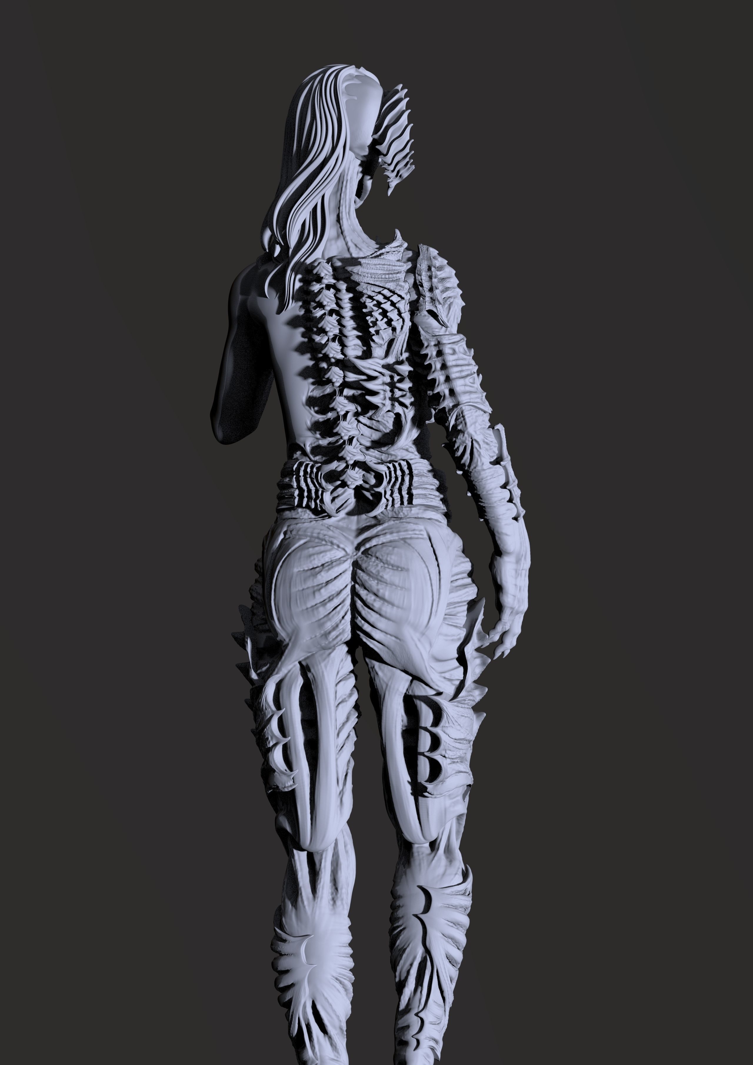 3D Game Assets 3D Printed Models demon Figures 3D print model_3