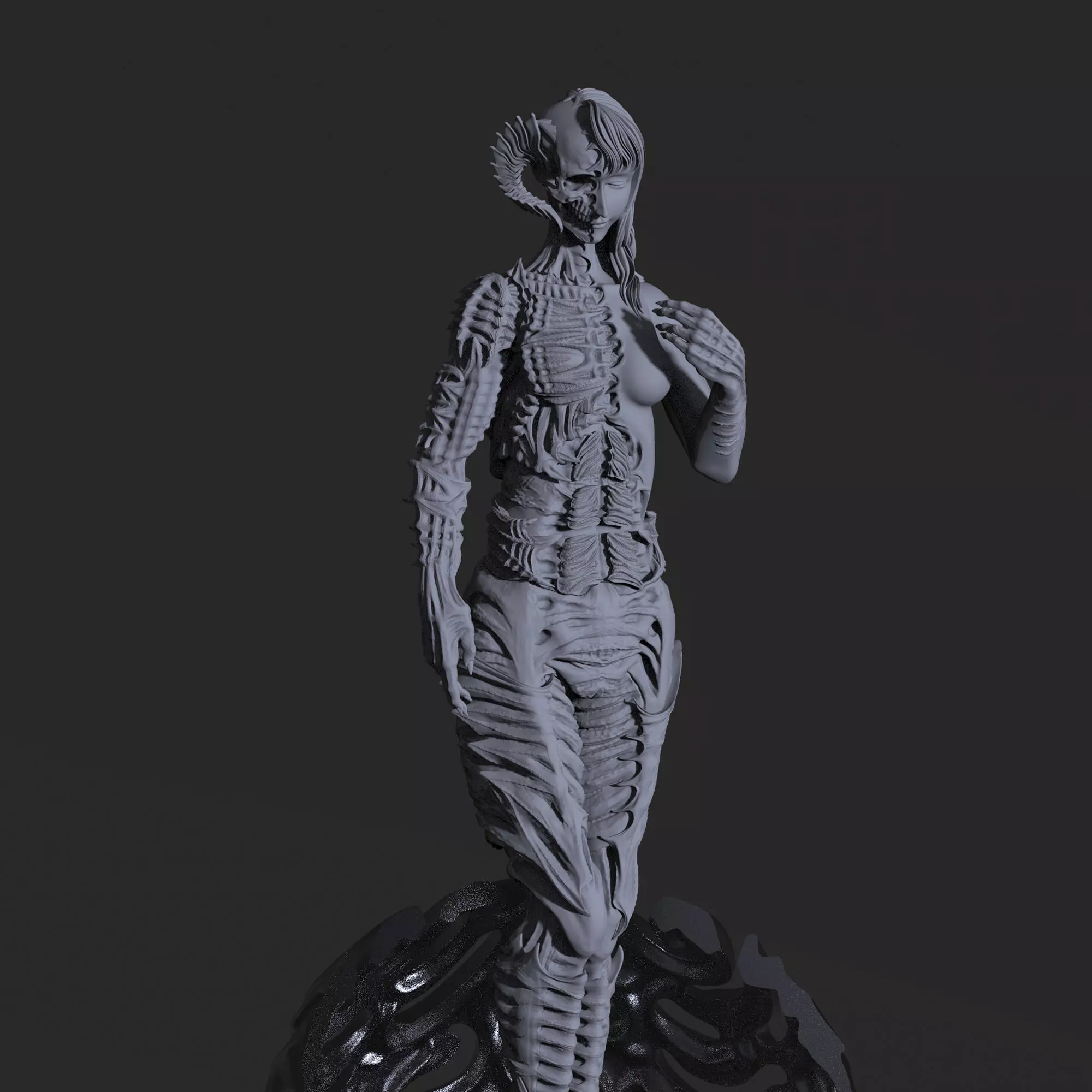 3D Game Assets 3D Printed Models demon Figures 3D print model_0