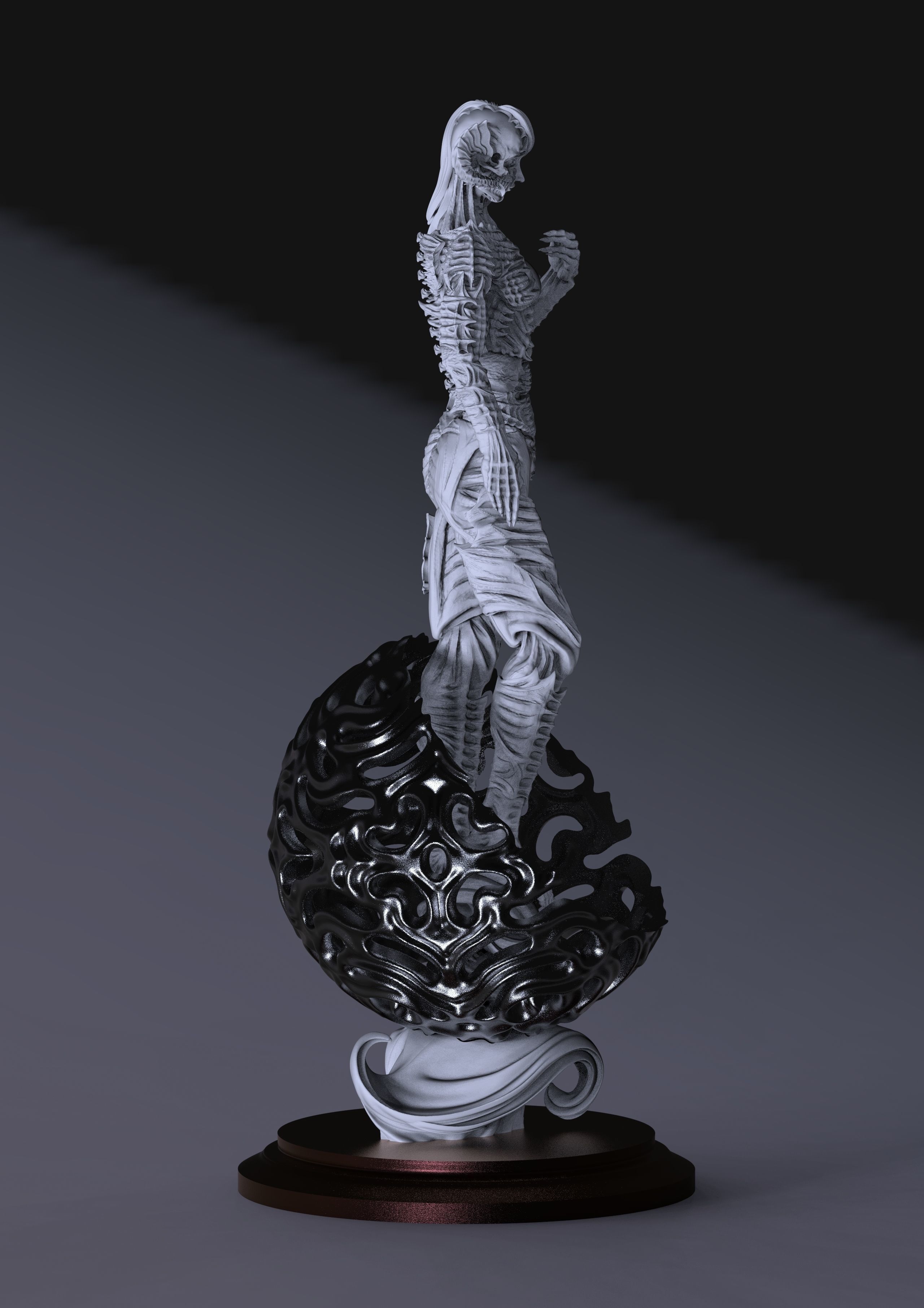 3D Game Assets 3D Printed Models demon Figures 3D print model_2