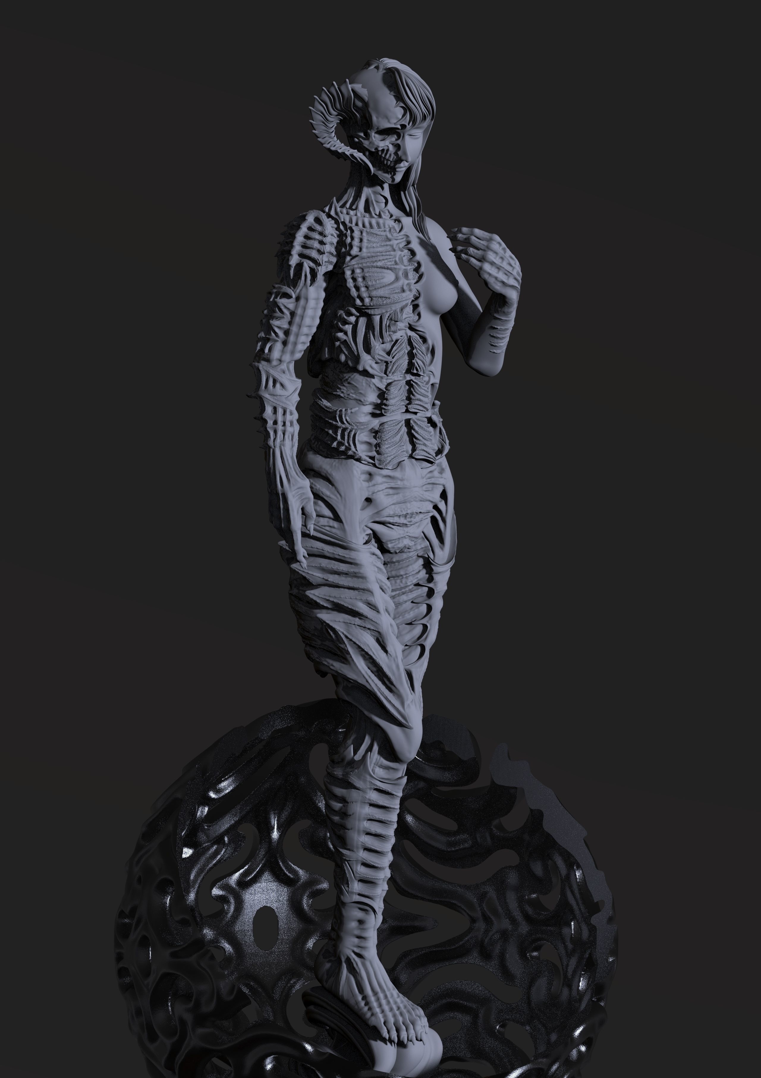 3D Game Assets 3D Printed Models demon Figures 3D print model_4