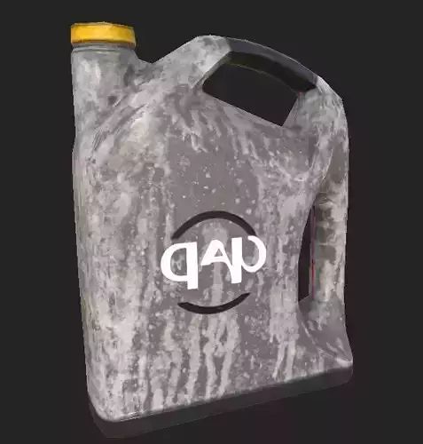 Oil Bottle 4K PBR GameReady Low-poly 3D model