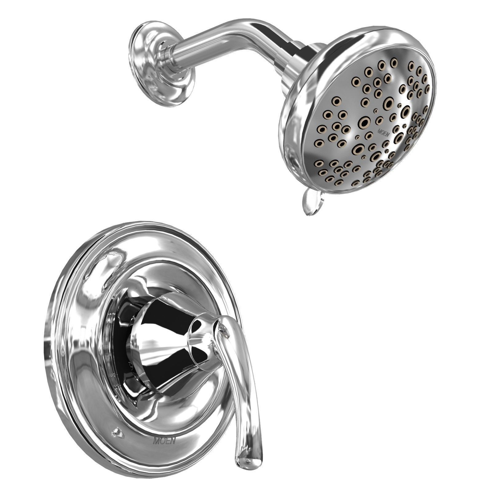 Moen Seena Posi-Temp Tub And Shower Trim - Chrome 3D model_3