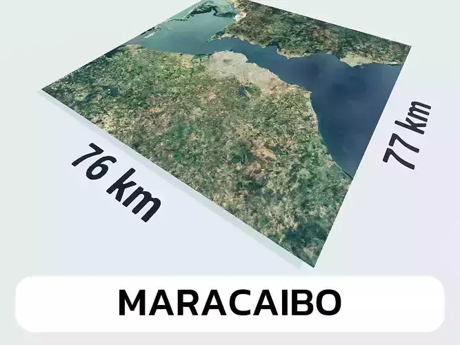Maracaibo Venezuela City Landscape 3D Model