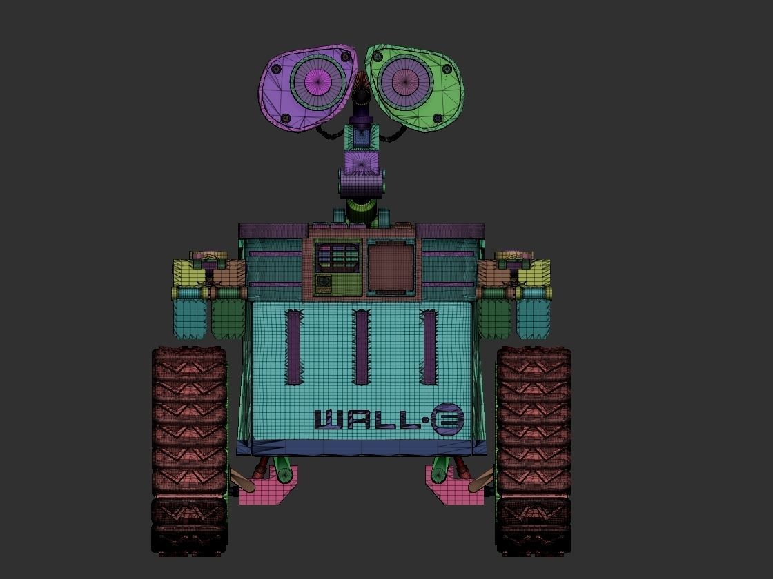 Wall-E 3d model wall e robot 3D model_11