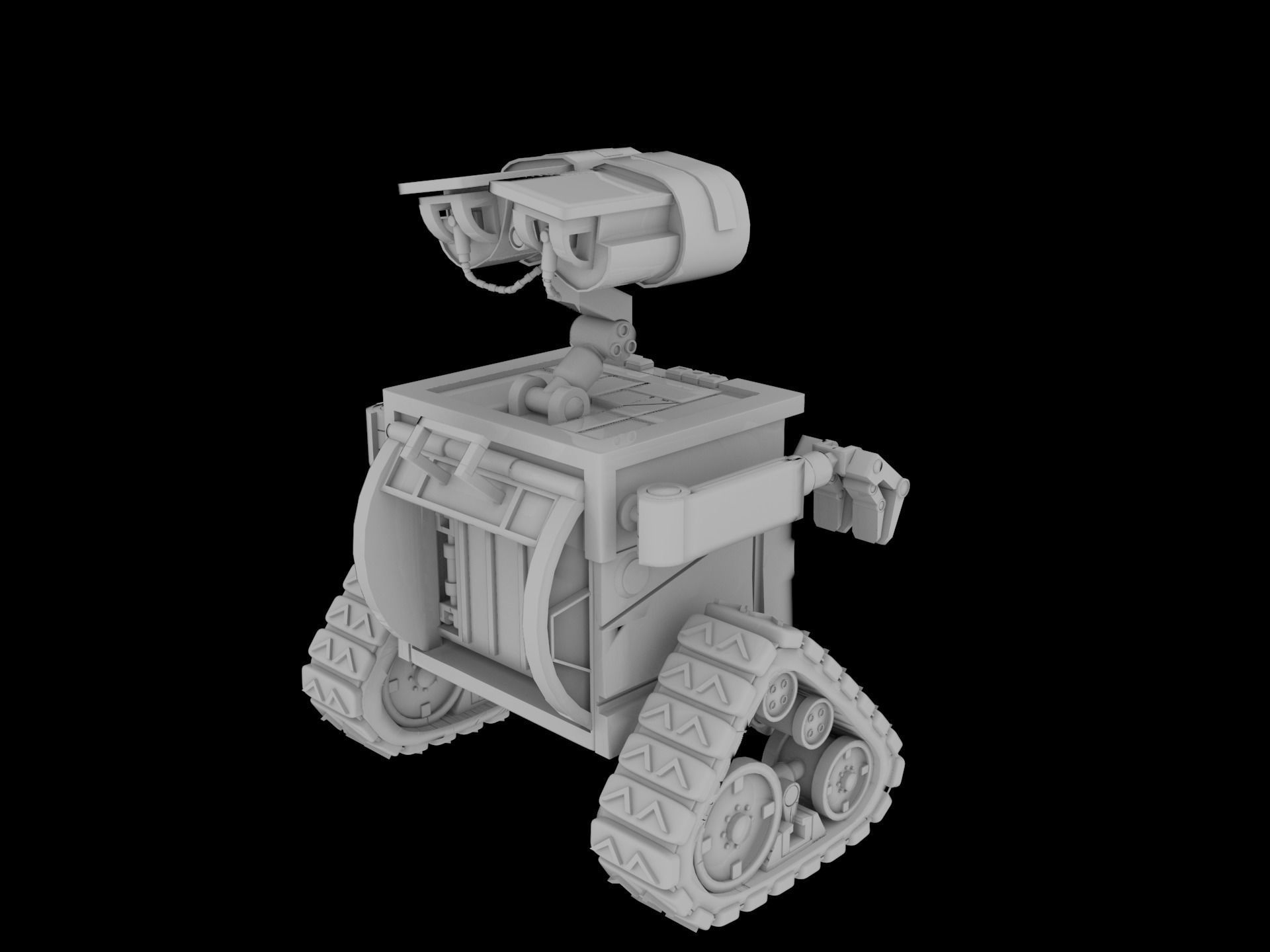 Wall-E 3d model wall e robot 3D model_3
