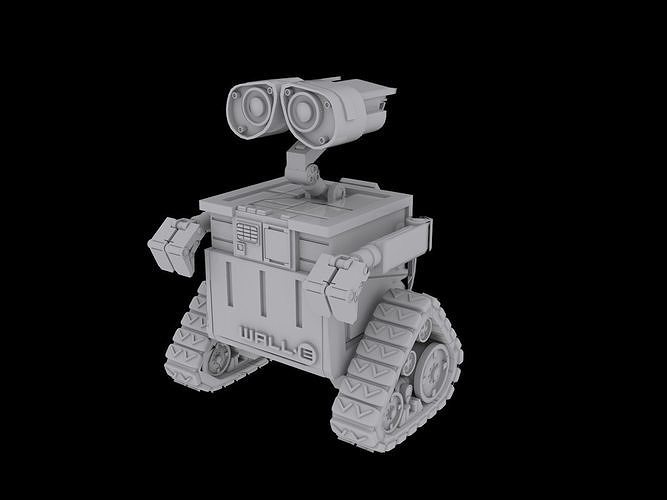 Wall-E 3d model wall e robot 3D model