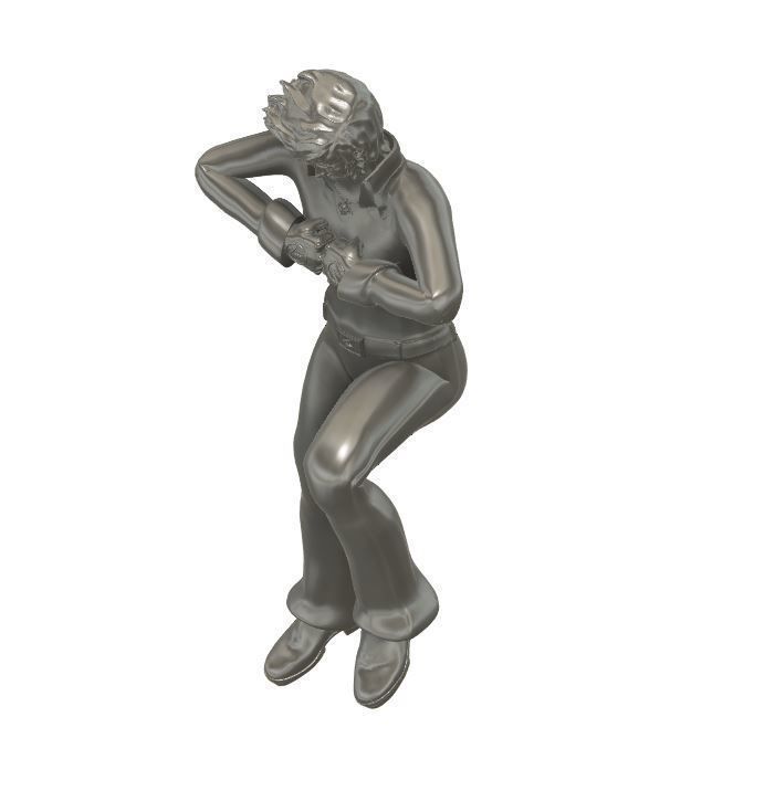 Hiroshi Shiba Jeeg Robot steel trasformation 3D print model_3