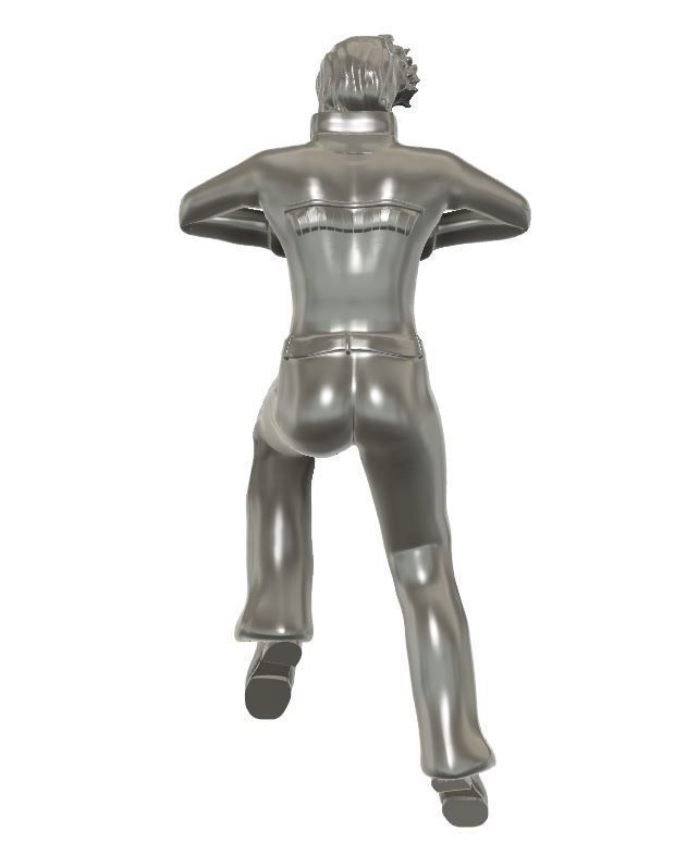 Hiroshi Shiba Jeeg Robot steel trasformation 3D print model_1