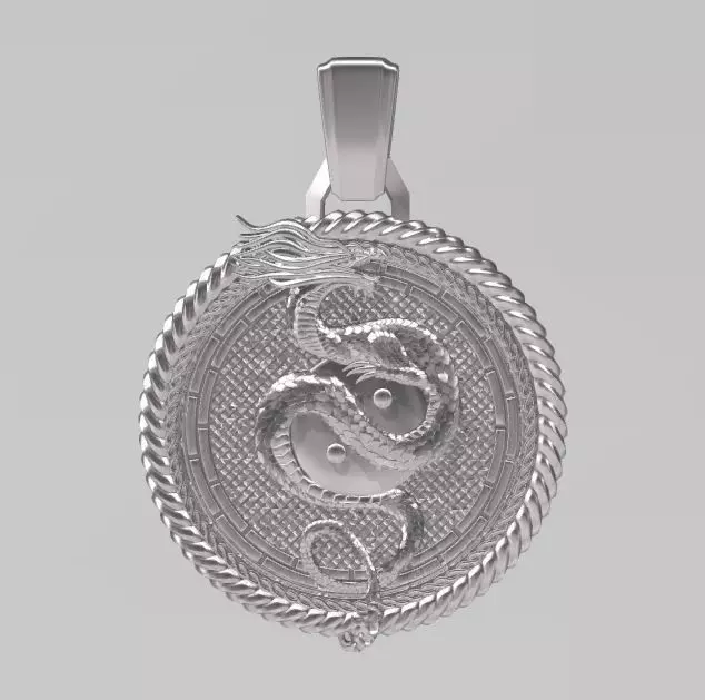 Pendentif Dragon  3D print model_0