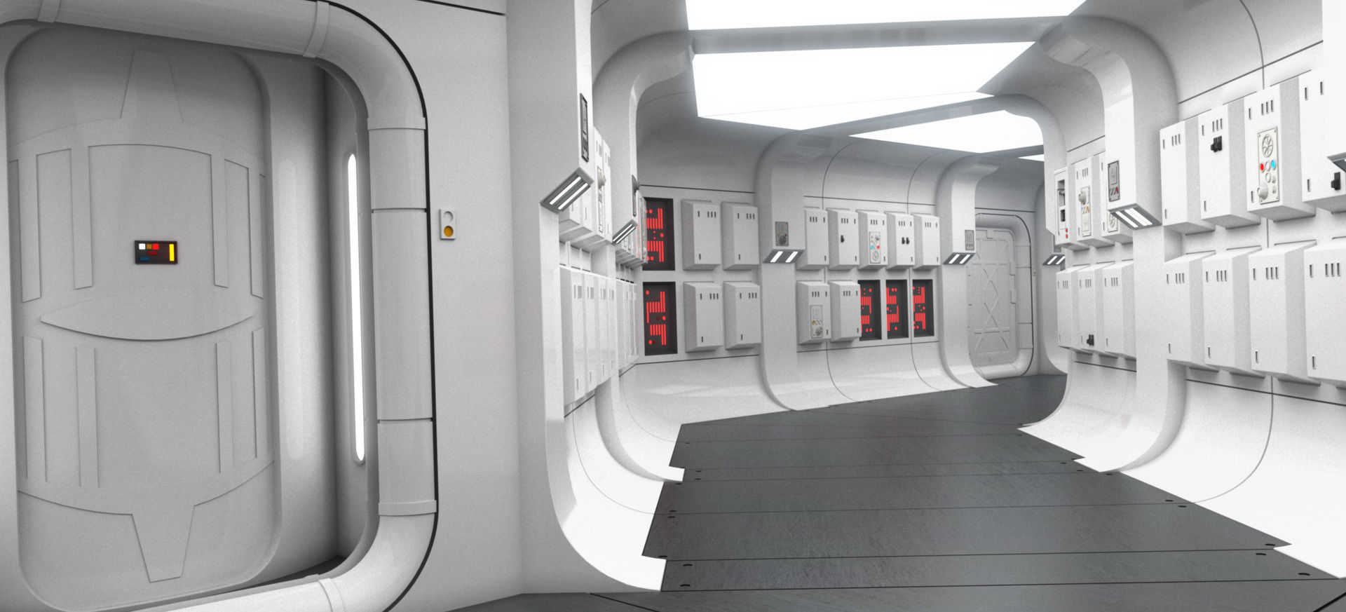 Star Wars Tantive IV Interior 3D model_3
