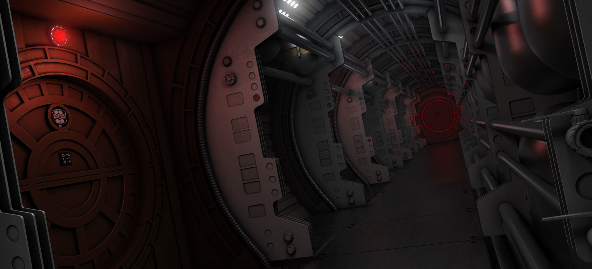 Star Wars Tantive IV Interior 3D model_8