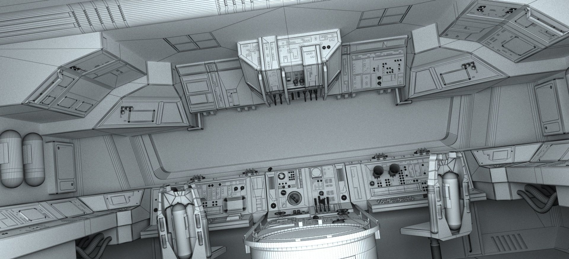 Star Wars Tantive IV Interior 3D model_15